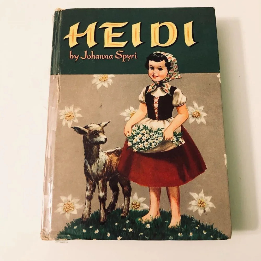 Vintage 1955 Heidi by Johanna Spyri Whitman Classics Hardcover